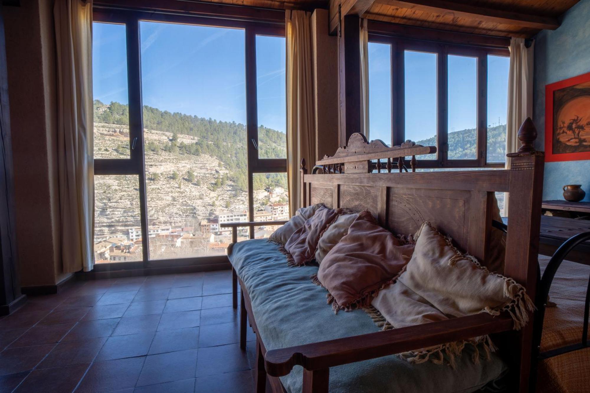 Casa Rural Los Ventanales Alcala del Jucar Esterno foto
